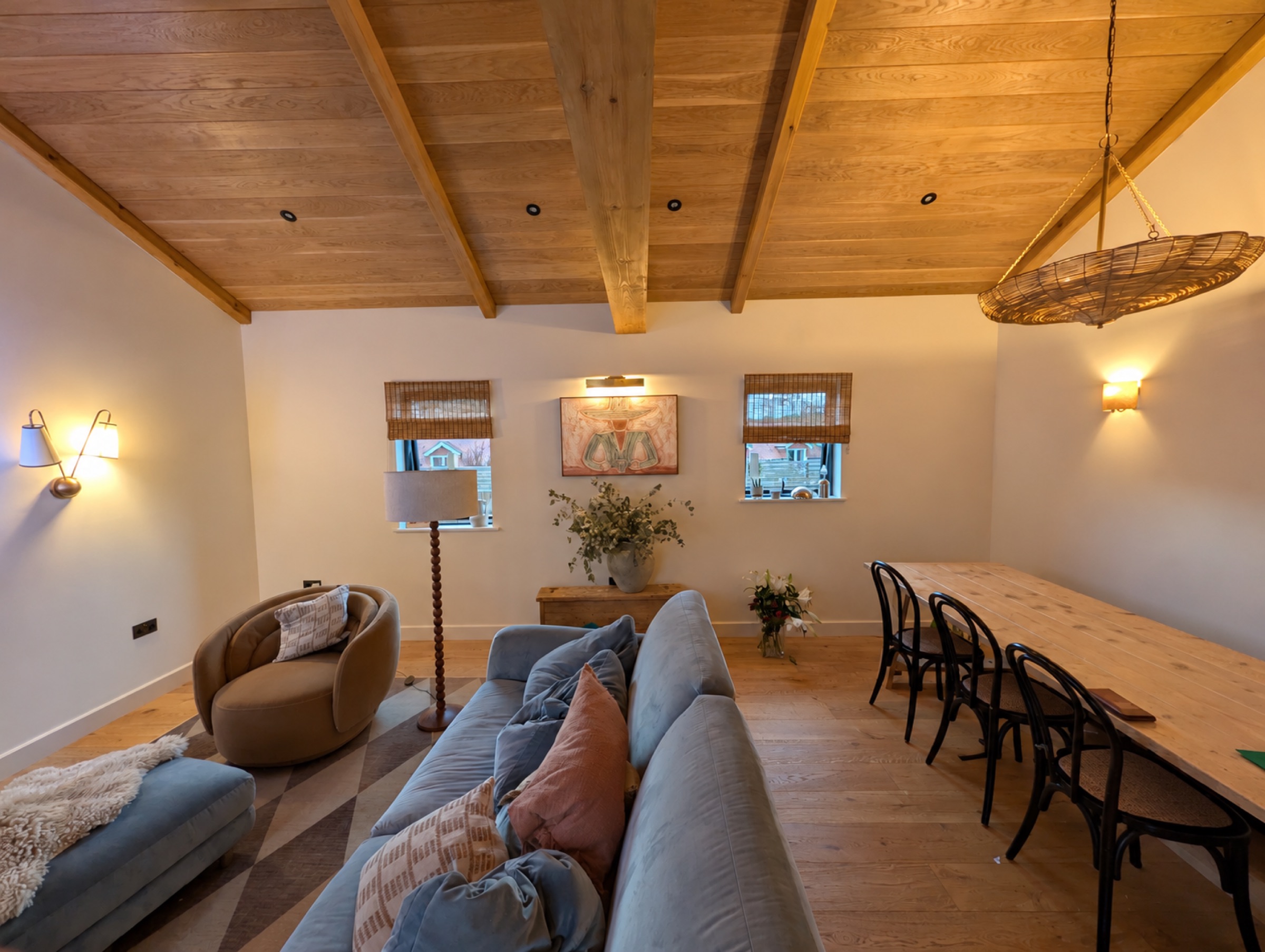 New Build, Cuckfield — living and dining space