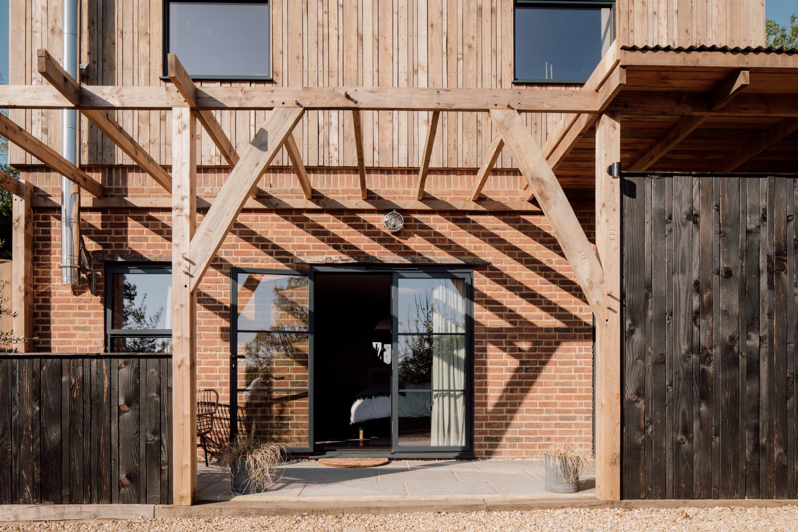 New Build, Lyme Regis — entrance pergola