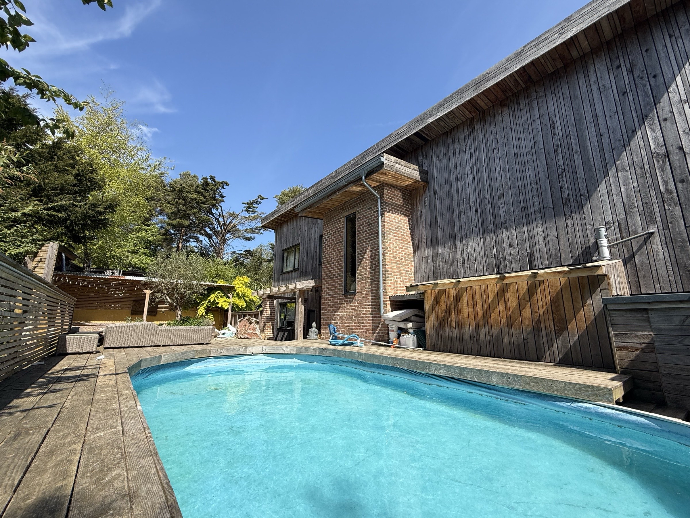 New Build, Lyme Regis — exterior with pool
